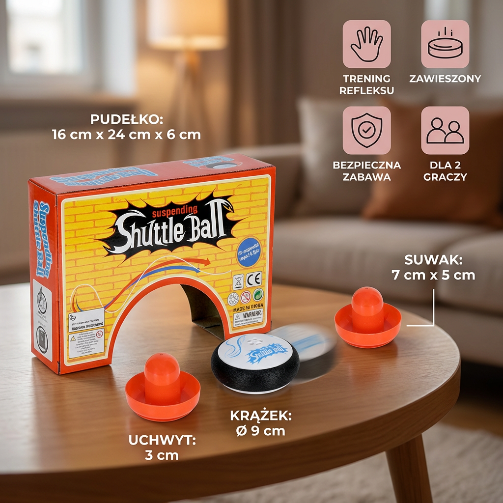 Mini gra w air hockey dla dzieci – gra zręcznościowa z krążkami