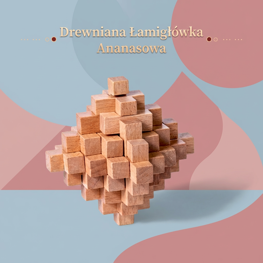 Montessori 3D drewniana gra edukacyjna – łamigłówka puzzle