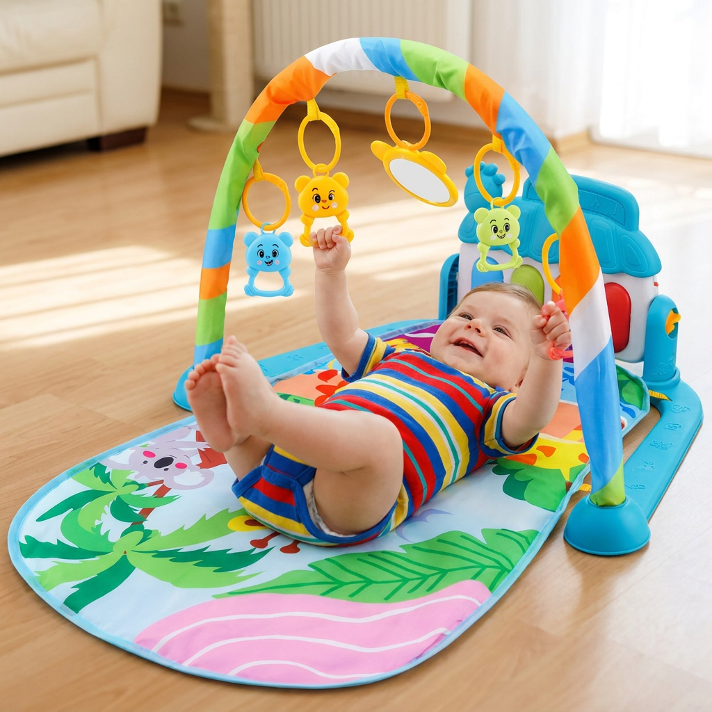 Mata Edukacyjna Dla Niemowląt Kick & Play
