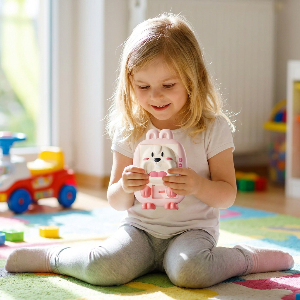 Edukacyjna Gra Logiczna Z Przesuwanymi Zwierzątkami
