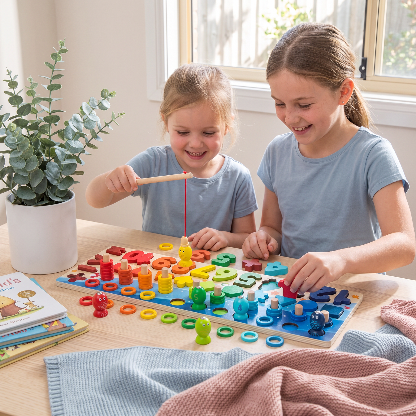 Rozwój Umiejętności – Drewniana Tablica Montessori