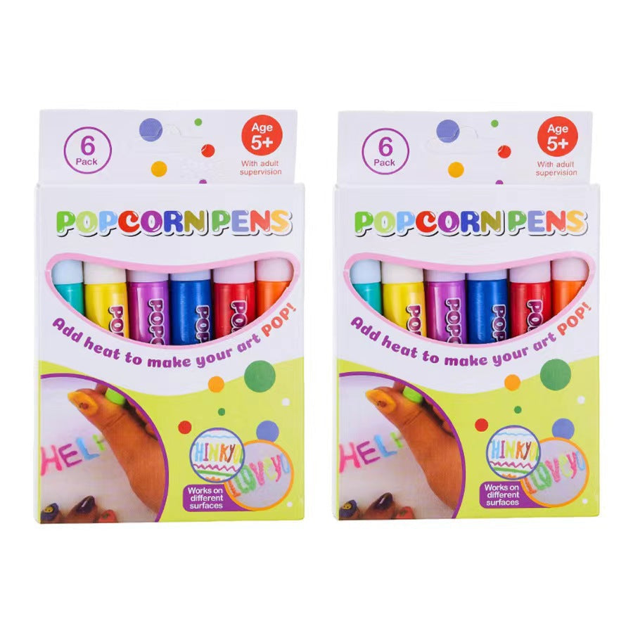 Czarodziejskie kredki popcornowe