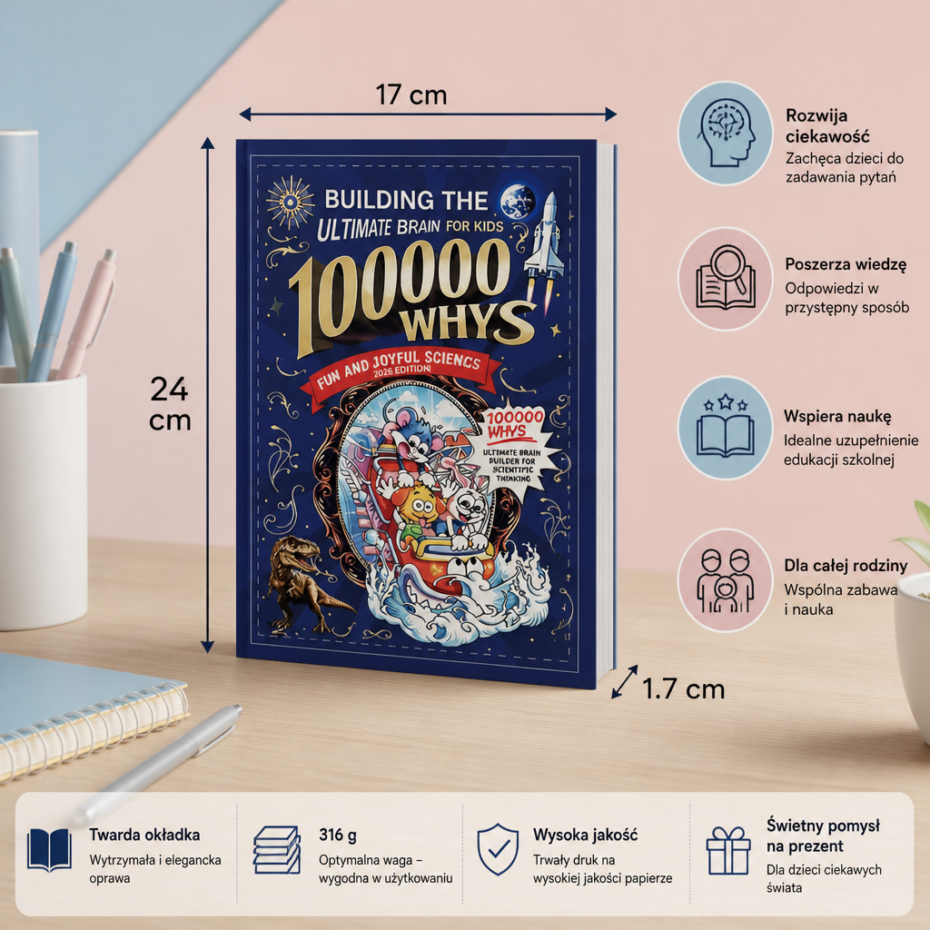 100 000 pytań „Dlaczego?” – książka z pytaniami i ciekawostkami dla dzieci