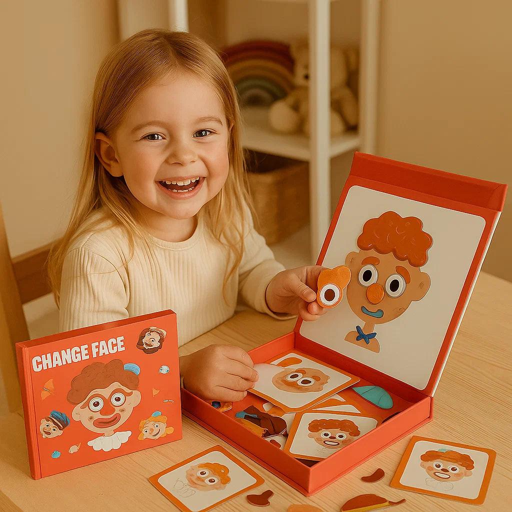 Edukacyjne puzzle do nauki emocji dla dzieci