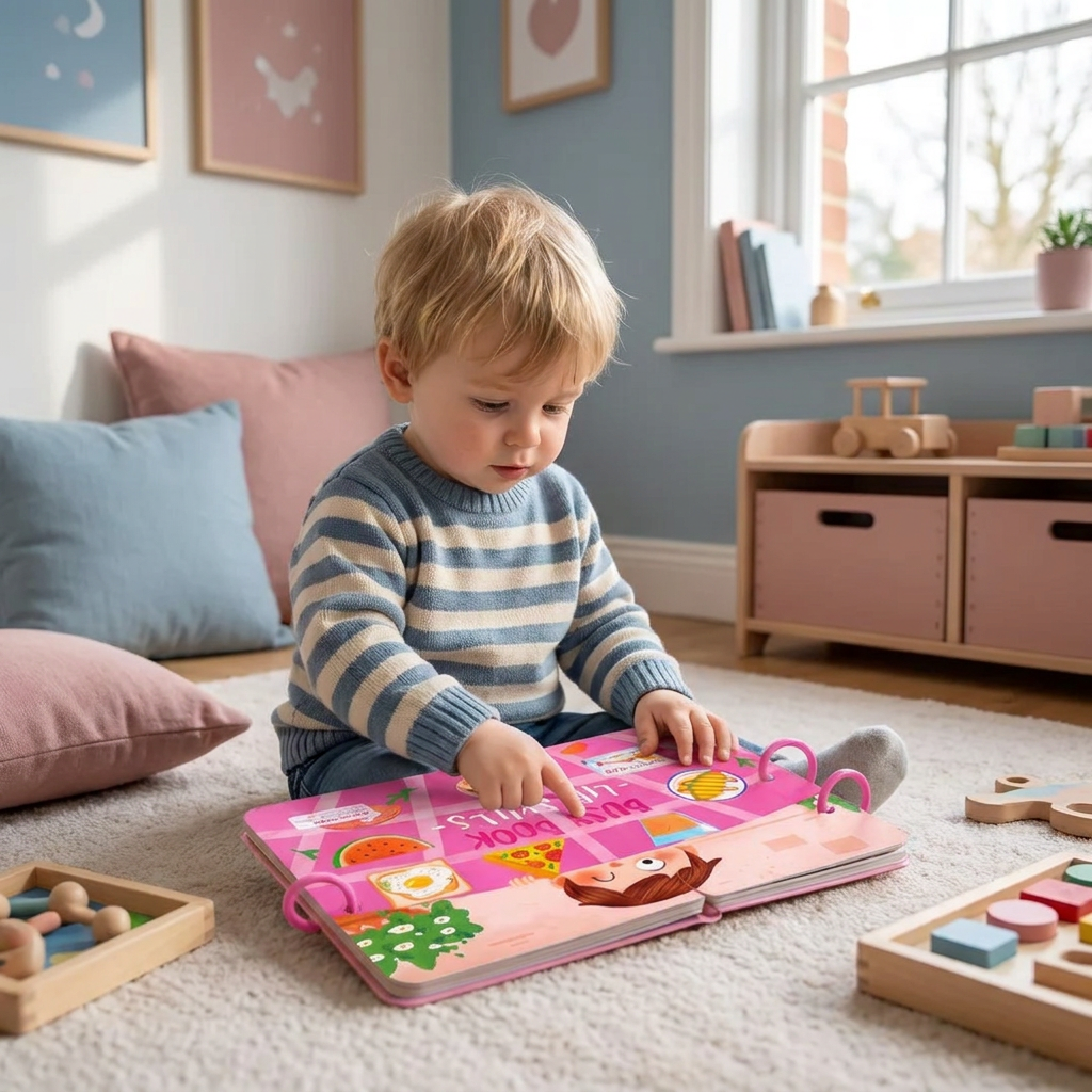 Montessori Książeczka Odkrywcza Dla Dzieci Do Nauki Przez Zabawę