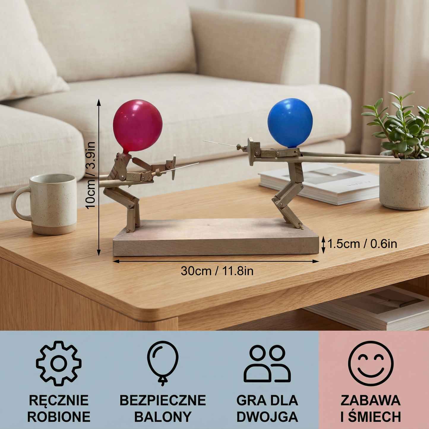 Balonowa gra w szermierkę