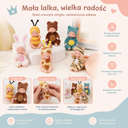 Mini zestaw do przebierania lalki księżniczki