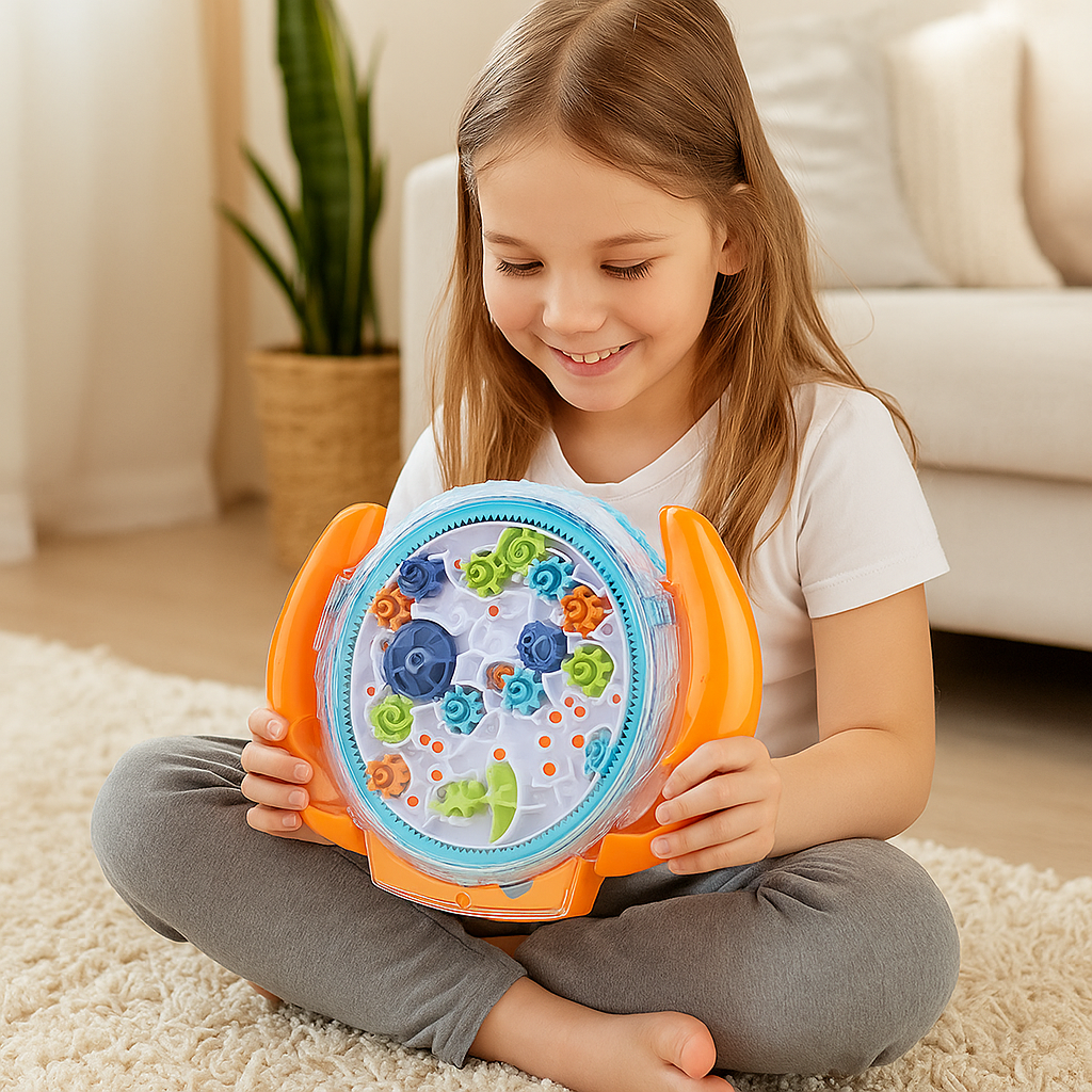 Koło labiryntowe 3D – Gra zręcznościowa i edukacyjna