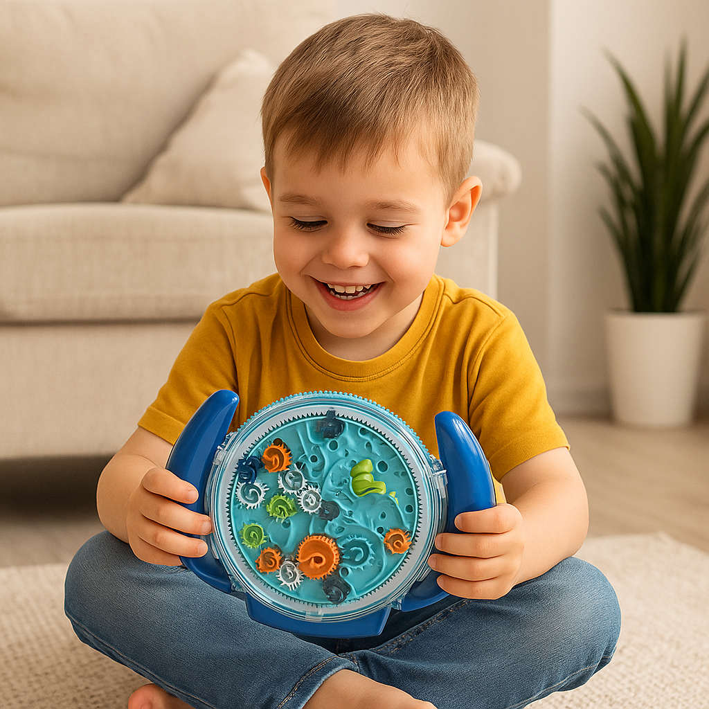 Koło labiryntowe 3D – Gra zręcznościowa i edukacyjna