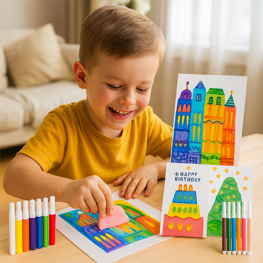 Kreatywny Zestaw do Malowania Tęczowymi Farbami