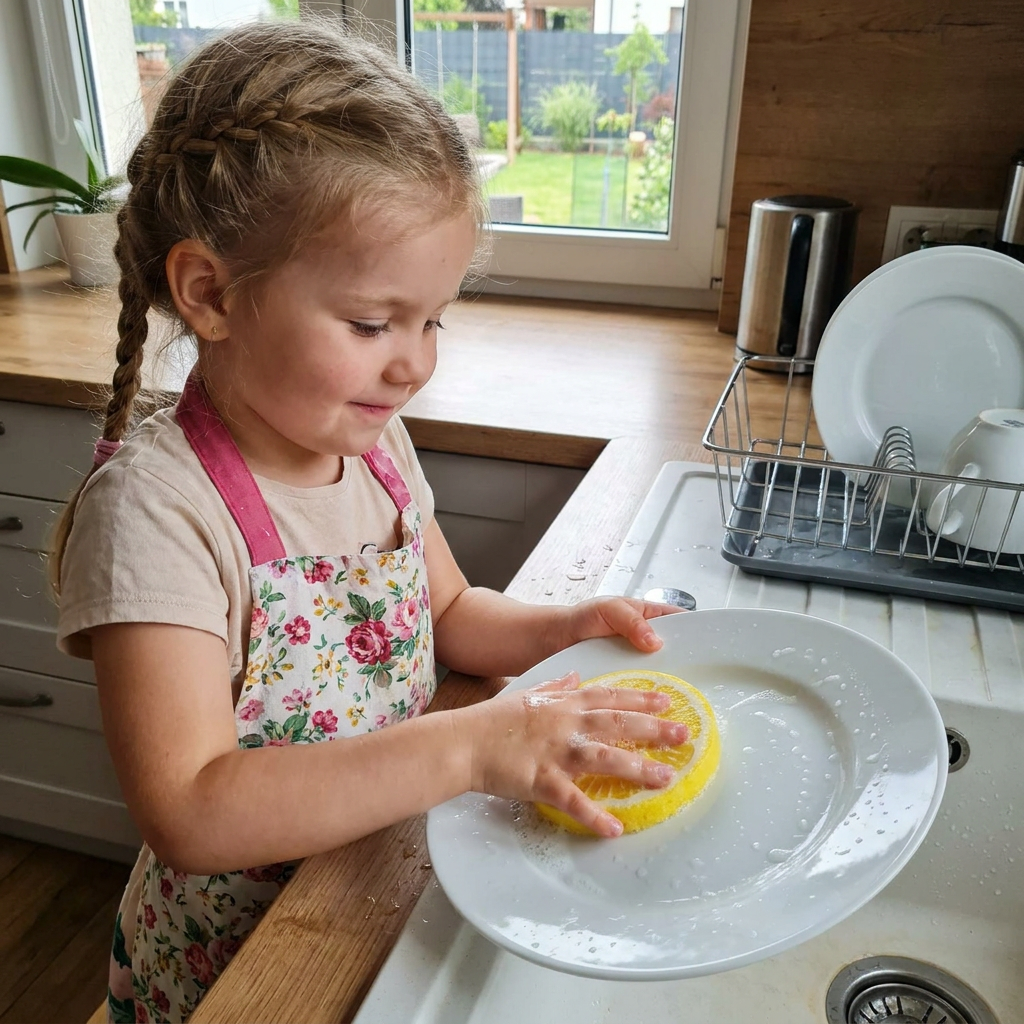 Owocowe Gąbki Celulozowe Pęczniejące po Namoczeniu – Zestaw 3 Roślinnych, NieRysujących Gąbek Kuchennych