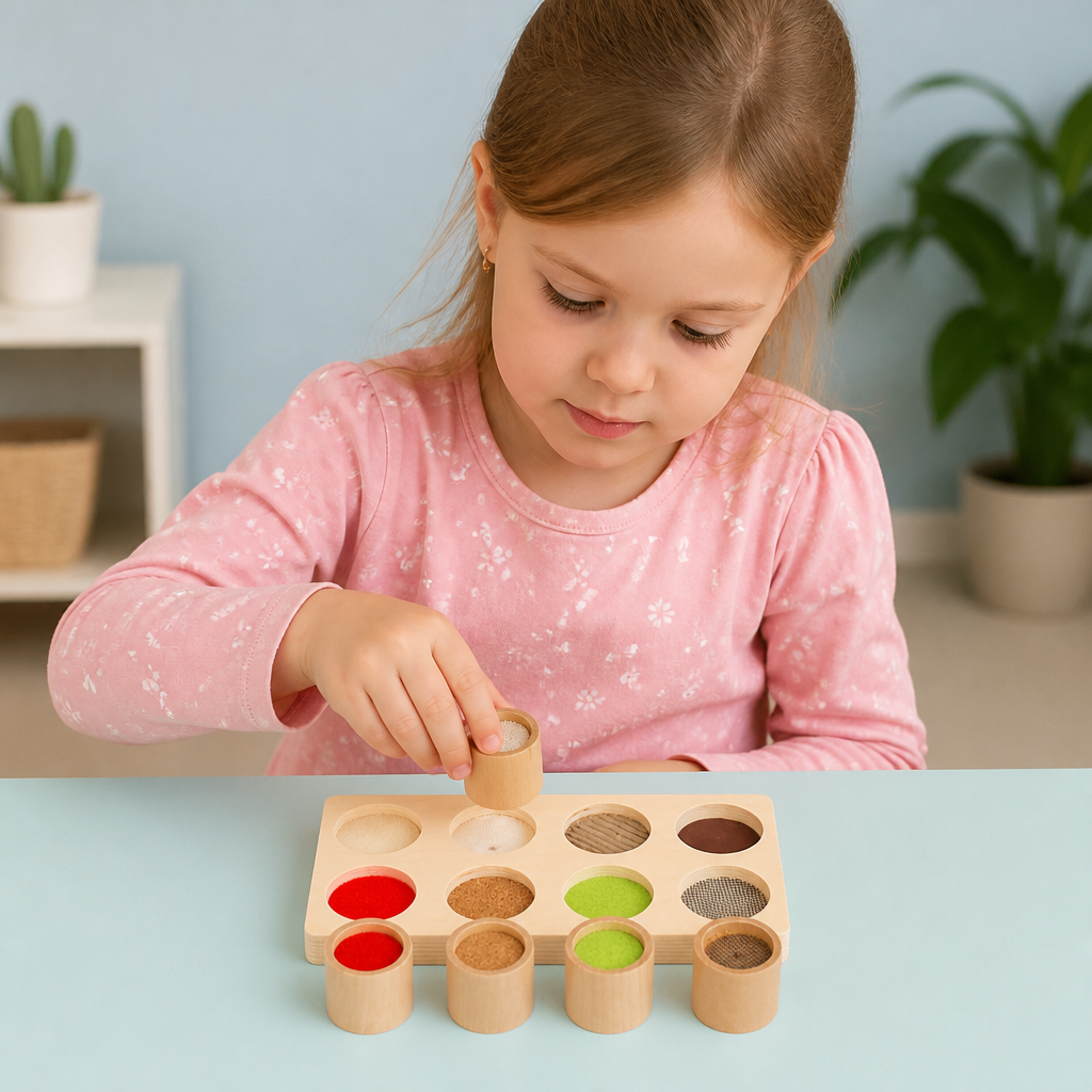 Montessori gra dotykowa – sensoryczna zabawka edukacyjna