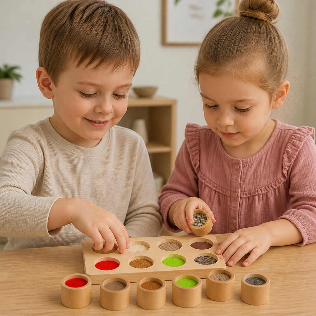Montessori gra dotykowa – sensoryczna zabawka edukacyjna