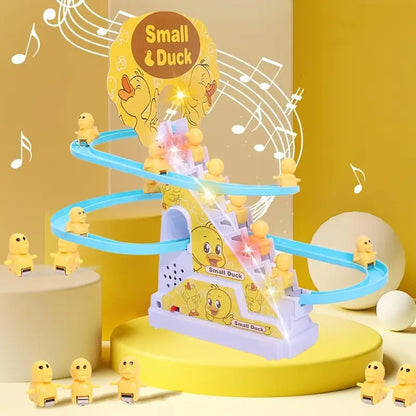 Zjeżdżalnia z kaczkami – zabawka kolejka górska