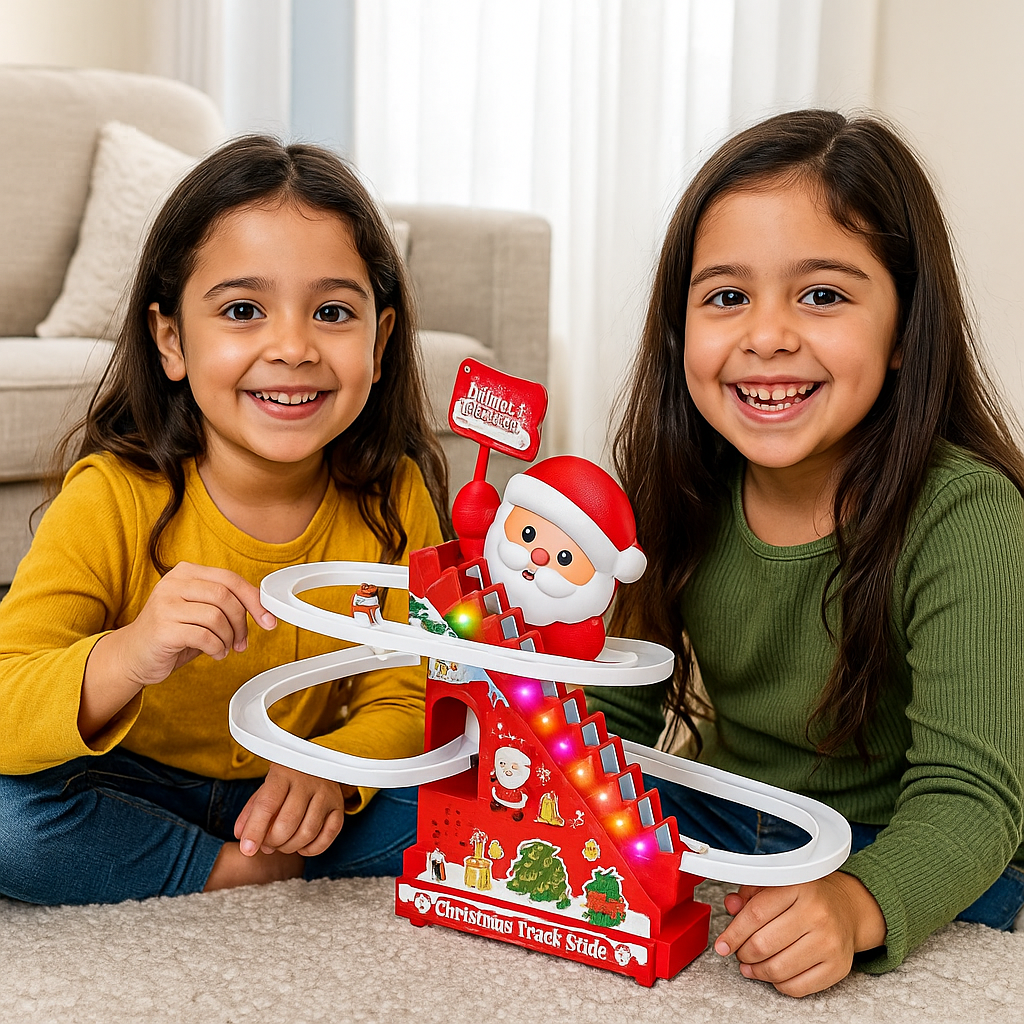 Świąteczna zjeżdżalnia Mikołaja – zabawa pełna radości