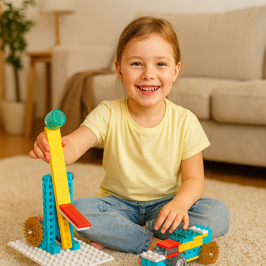 Edukacyjny zestaw klocków 3w1 nauka i technika