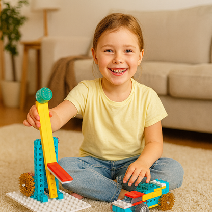 Edukacyjny zestaw klocków 3w1 nauka i technika