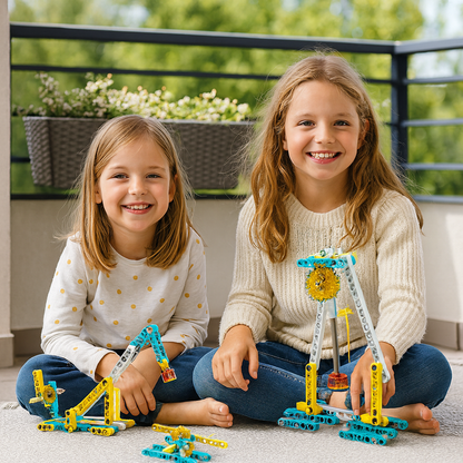 Edukacyjny zestaw klocków 3w1 nauka i technika