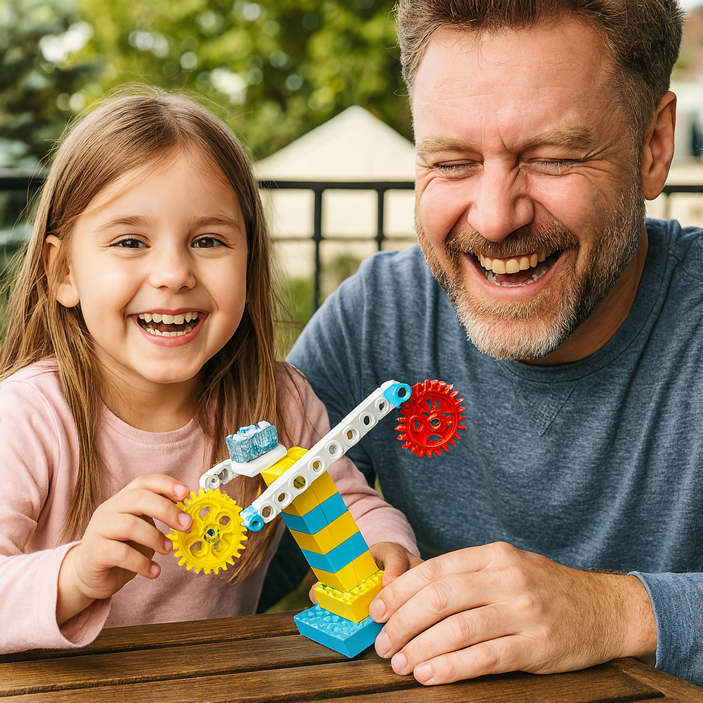 Edukacyjny zestaw klocków 3w1 nauka i technika