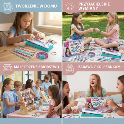 Kreatywny zestaw do plecenia bransoletek