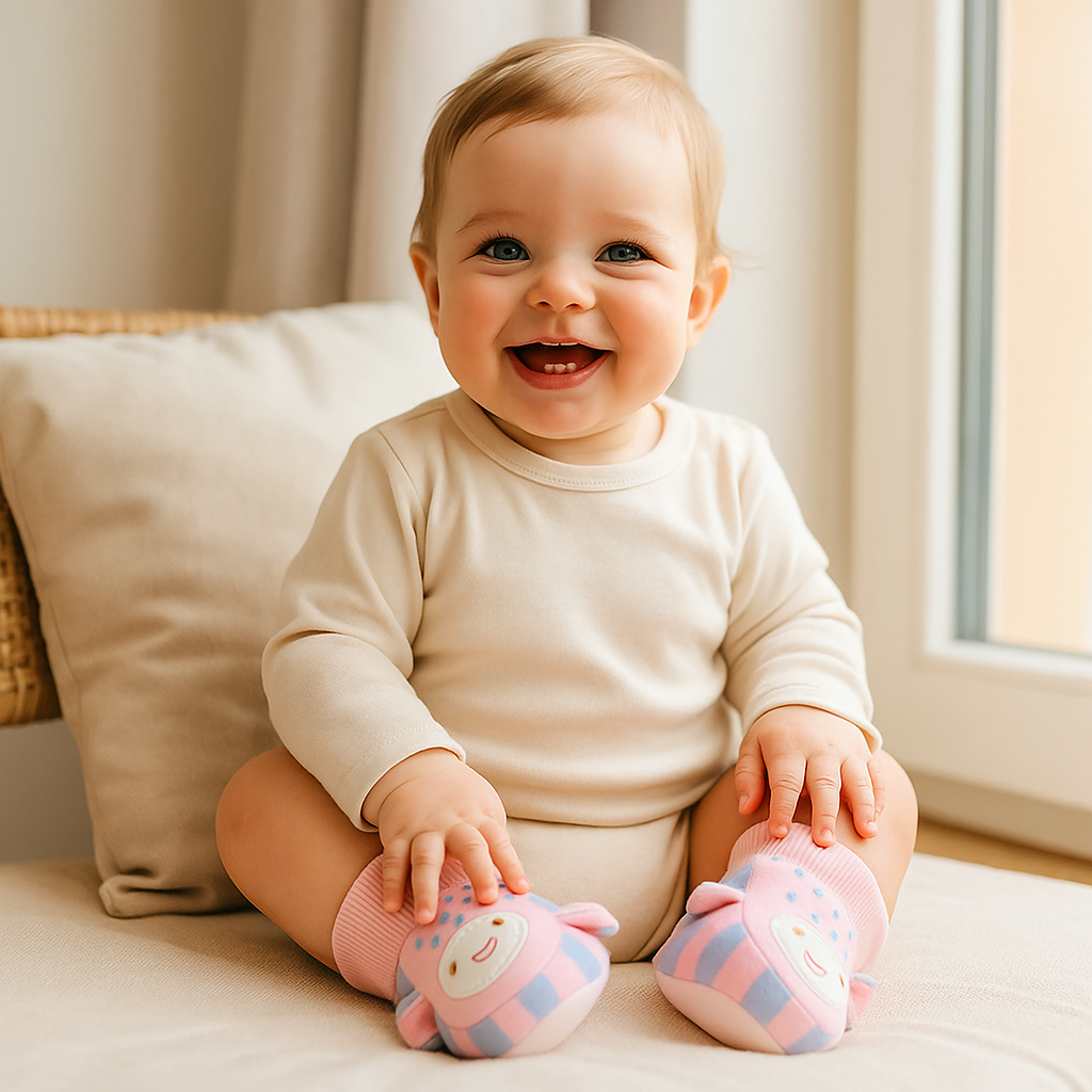 Mięciutkie skarpetkowo-buciki dla niemowląt – ciepłe, antypoślizgowe i wygodne