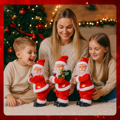 Zabawka świąteczna tańczący mikołaj dla dzieci