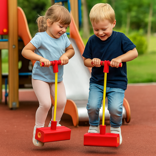 Pogostick piankowy dla dzieci – zabawka do skakania w domu i na zewnątrz
