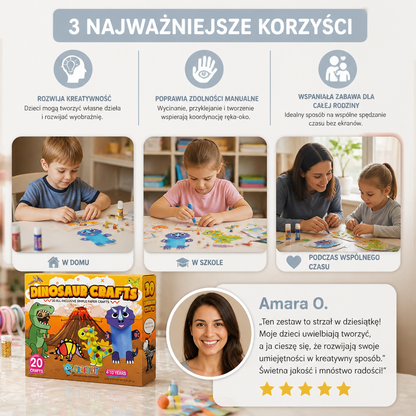 Zestaw Papierowych Prac Plastycznych dla Dzieci – 20 Łatwych Projektów DIY dla Dzieci w Wieku 3–10 Lat z Klejem, Taśmą i Kopertami