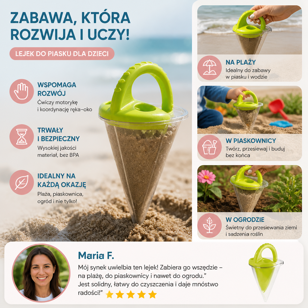 Lejek Do Piasku Dla Dzieci Na Plażę