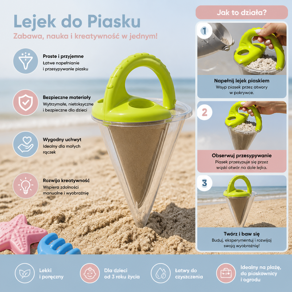 Lejek Do Piasku Dla Dzieci Na Plażę