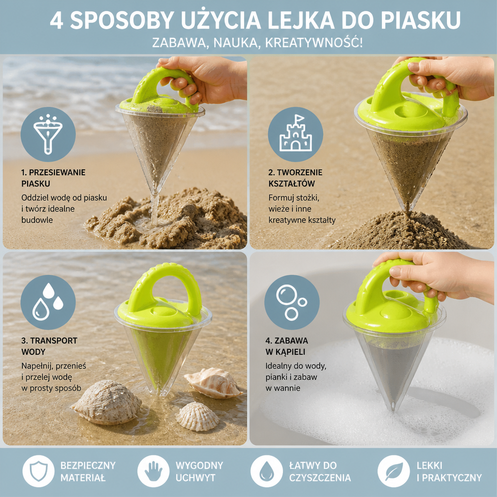 Lejek Do Piasku Dla Dzieci Na Plażę