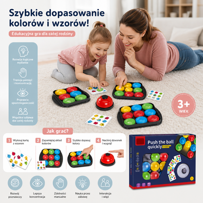 Edukacyjna Gra Rodzinna: Dopasowywanie Wzorów Kolorów