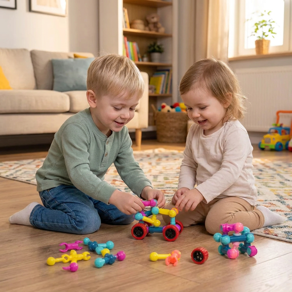 Edukacyjny zestaw konstrukcyjny DIY z ruchomymi przegubami