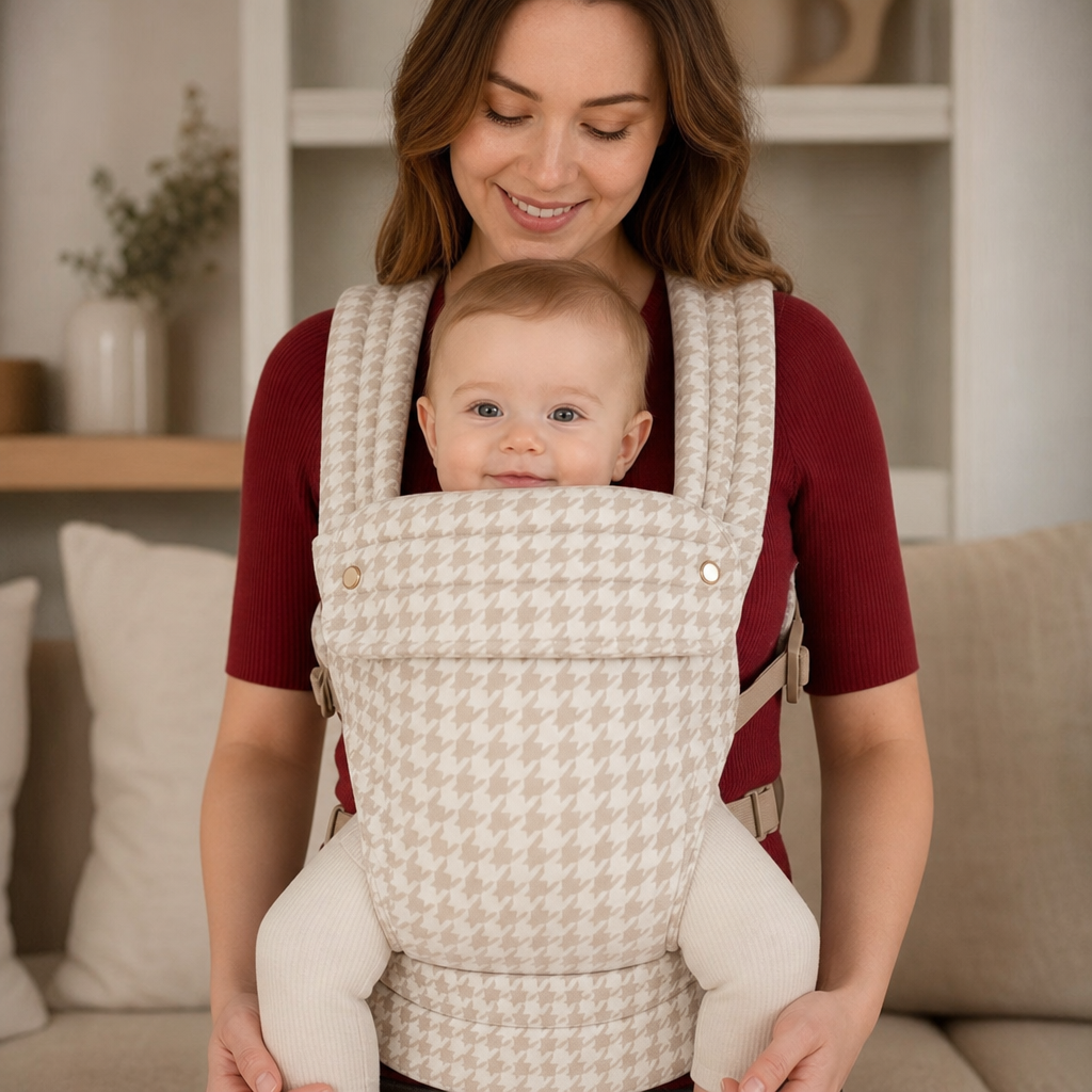 Ergonomiczne nosidełko dla niemowląt – oddychające i regulowane