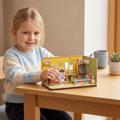 Zestaw DIY 3D do Budowy Pokoju Zabaw – Edukacyjne Puzzle i Zestaw Kreatywny