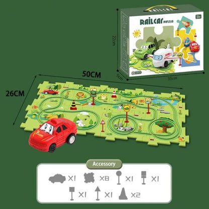 Tory puzzlowe – wyścig z klockami