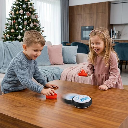 Mini gra w air hockey dla dzieci – gra zręcznościowa z krążkami