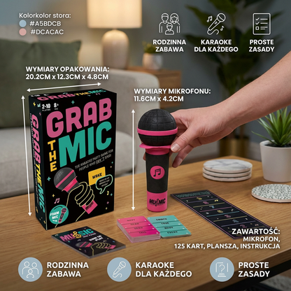 Karaoke Party Gra z Mikrofonem – Zabawa dla Rodziny i Przyjaciół