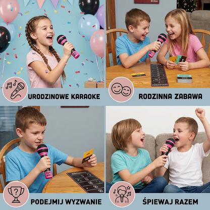 Karaoke Party Gra z Mikrofonem – Zabawa dla Rodziny i Przyjaciół