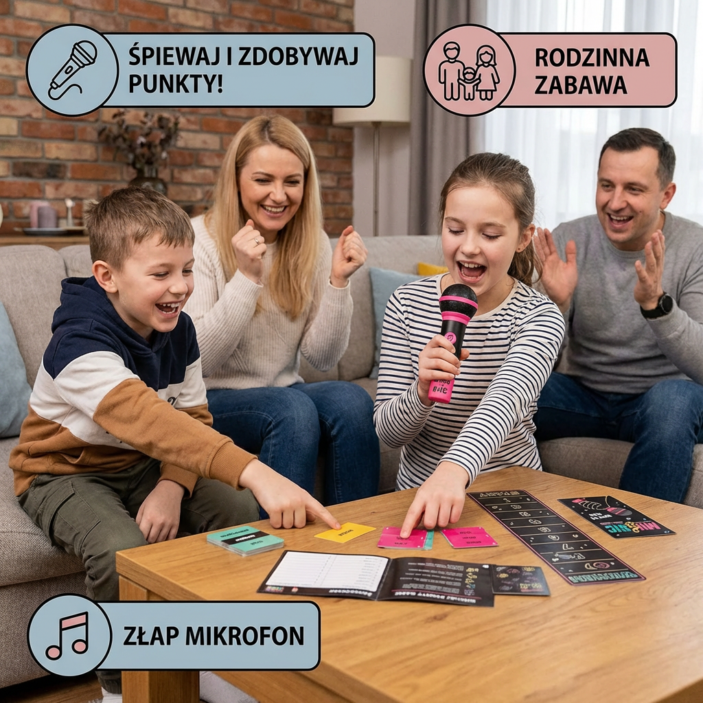 Karaoke Party Gra z Mikrofonem – Zabawa dla Rodziny i Przyjaciół