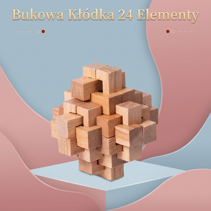 Montessori 3D drewniana gra edukacyjna – łamigłówka puzzle