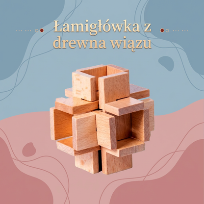Montessori 3D drewniana gra edukacyjna – łamigłówka puzzle