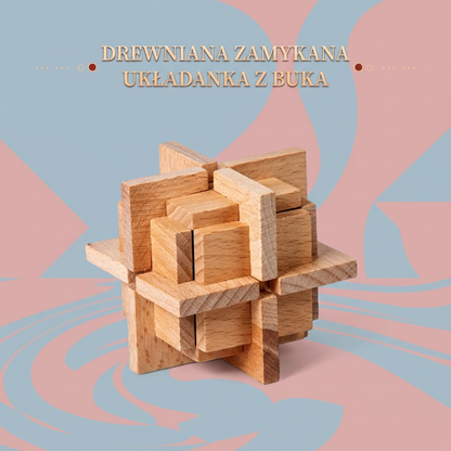 Montessori 3D drewniana gra edukacyjna – łamigłówka puzzle