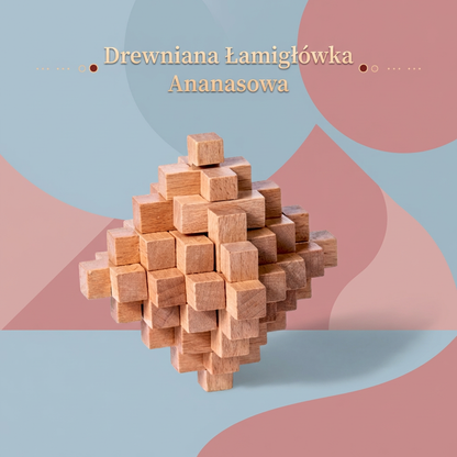 Montessori 3D drewniana gra edukacyjna – łamigłówka puzzle