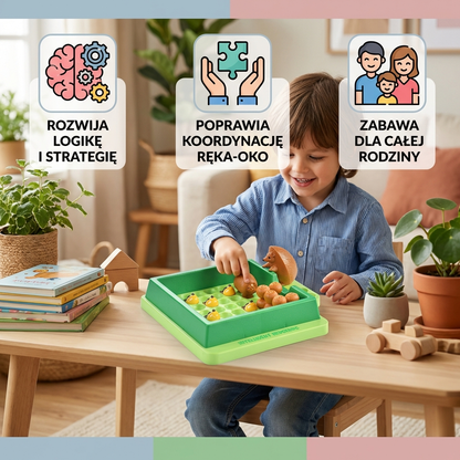 Sprytny Jeż – Edukacyjna układanka logiczna dla dzieci