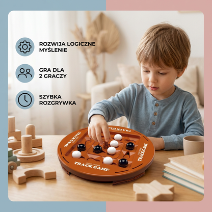 Obrotowa gra logiczna Cztery w rzędzie – strategiczna i edukacyjna gra dla dzieci i całej rodziny