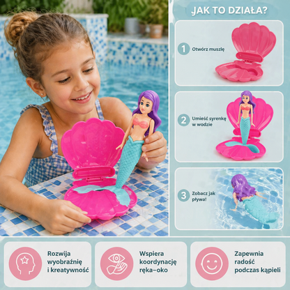 Magiczna Syrenka Wodna Zabawka