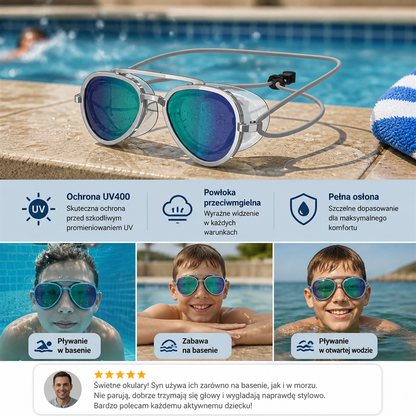 Pro Aviator Okulary Pływackie – Ochrona UV400, Technologia Anty-Fog i Pełne Dopasowanie