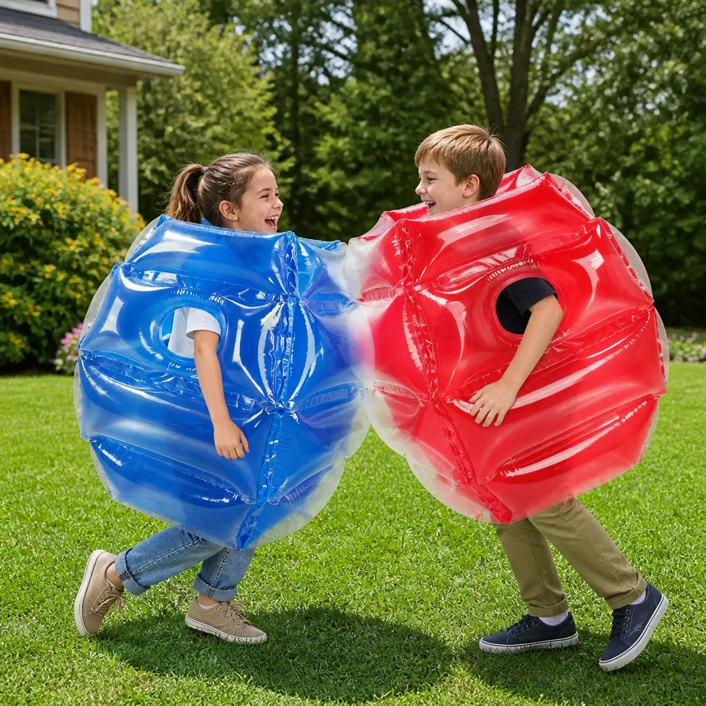 Nadmuchiwany Strój Bumper Ball dla Dzieci – Gra Zderzeniowa Outdoor dla 2 Graczy