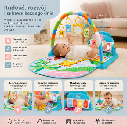 Mata Edukacyjna Dla Niemowląt Kick & Play
